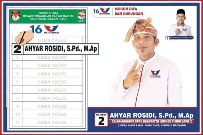 
 Mantan Kades Borok Toyang Raih Suara Terbanyak,  Siap Duduki Kursi Dewan
