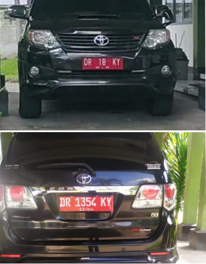 
 Bim salabim, Plat Randis Inspektorat Akhirnya Berubah