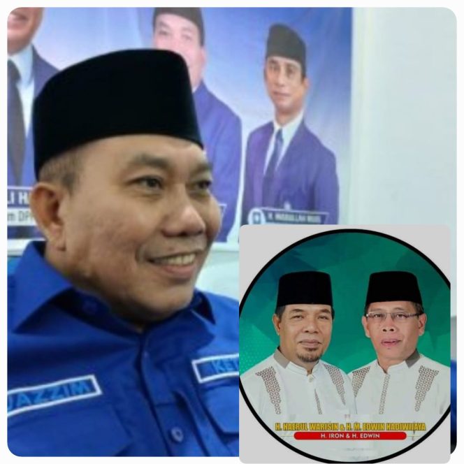 
 Foto, Ketua DPW PAN NTB mendukung pasangan Paket H Haerul Warisin ( IRON) dengan H Edwin 