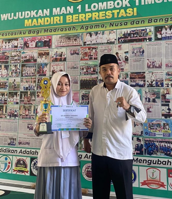 
 Nanda Humairo Siswi Man 1 Lotim Raih Juara Satu Vidio Kreatif di Universitas Hamzanwadi