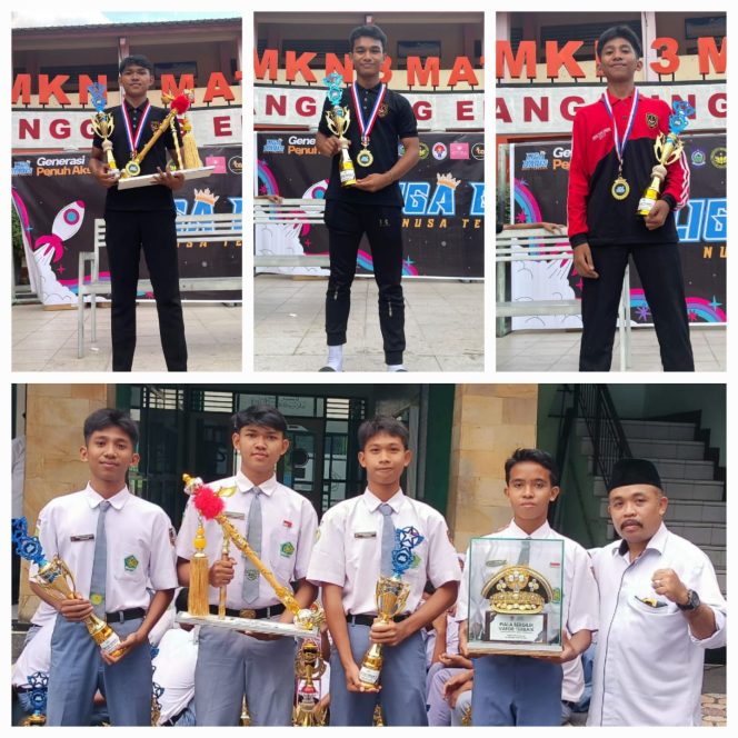 
 Ikuti l Lomba Paskib Bali Nusra, 3 Siswa MAN 1 Lotim Borong Juara Danton Terbaik