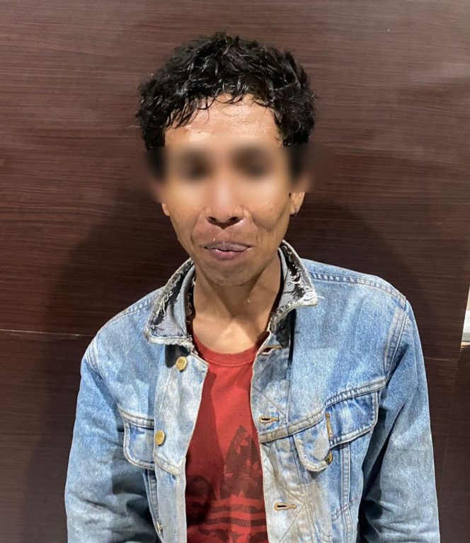 
 Foto : Pelaku dengan inisial SP (24) yang tega melakukan pemerkosaan terhadap korban yang merupakan penyandang Disabilitas