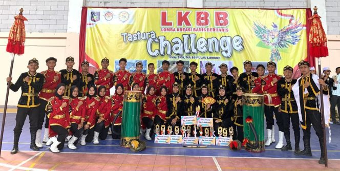 
 Keren, Tim Paskib MAN 1 Lotim Raih Juara Umum Bawa Pulang Hadiah 7.5 Juta