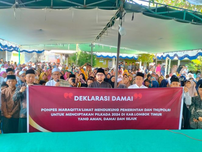 
 Ponpes Maraqittaklimat Deklarasi Pilkada Damai