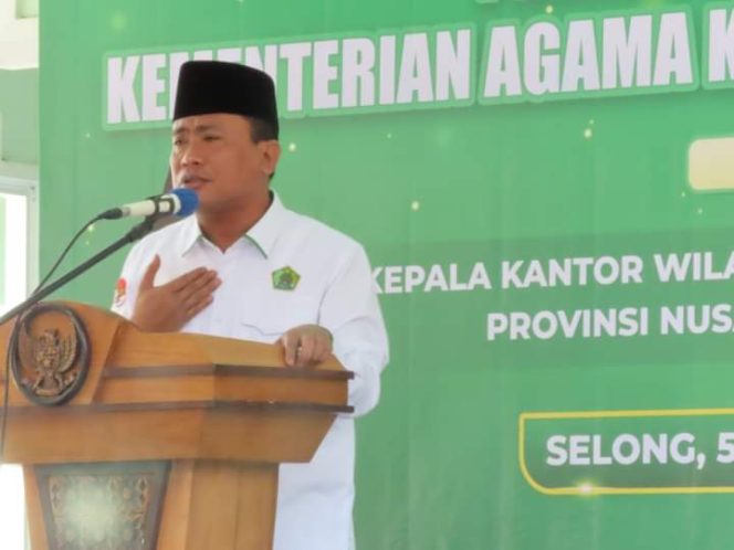 
 Zamroni Aziz Minta Aparatur Kemenag Lotim Solid dan Profesional