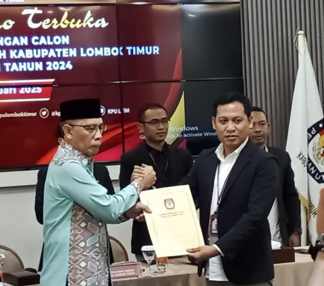 
 KPU Tetapkan Pasangan H Iron dan H Edwin Sebagai Bupati dan Wakil Bupati