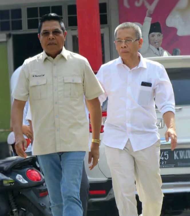 
 Foto :  Pasangan bupati Lombok Timur Haerul Warisin didampingi wakil Bupati terpilih H Edwin Hadiwijaya