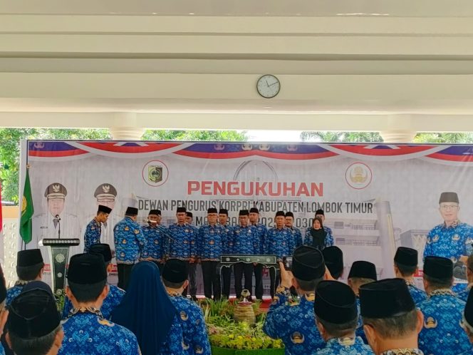 
 Pengurus Korpri Lotim Periode 2025-2030 Dikukuhkan 