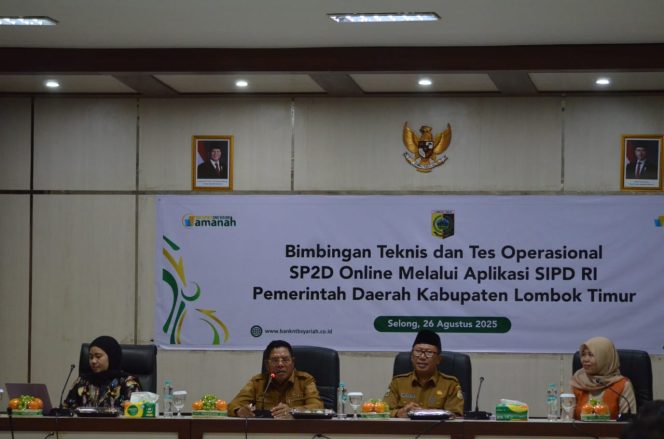 
 Pemkab Lombok Timur Gelar Bimtek SP2D Online untuk Perkuat Tata Kelola Keuangan