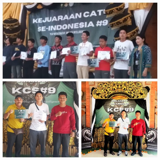 
 Foto : Alfa Ivan Nafis Kelas X siswa MAN 1 Lotim Mendapatkan Juara 1 Nasional pada lomba Catur yang di berlangsung di Bali 