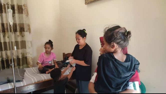 
 Foto : pasien di duga keracunan Mbg