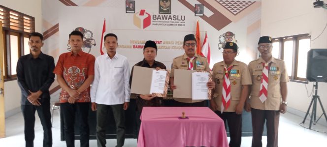 
 Bawaslu teken MoU Saka Adhyasta dengan Kwarcab Lotim