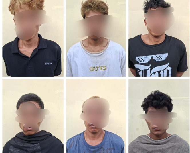 
 Kurang Dari 24 Jam, Polisi Tangkap Enam Pelaku Curanmor 