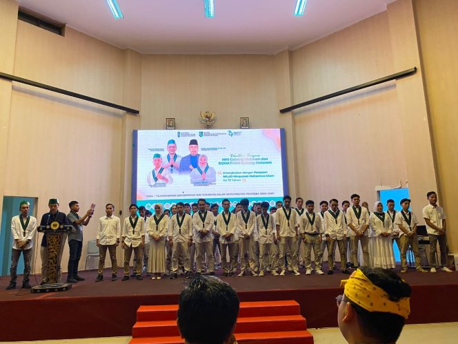 
 Resmi di Lantik, Ketua Umum HMI Cabang Mataram Tekankan Jaga semangat Keislaman dan Kebangsaan