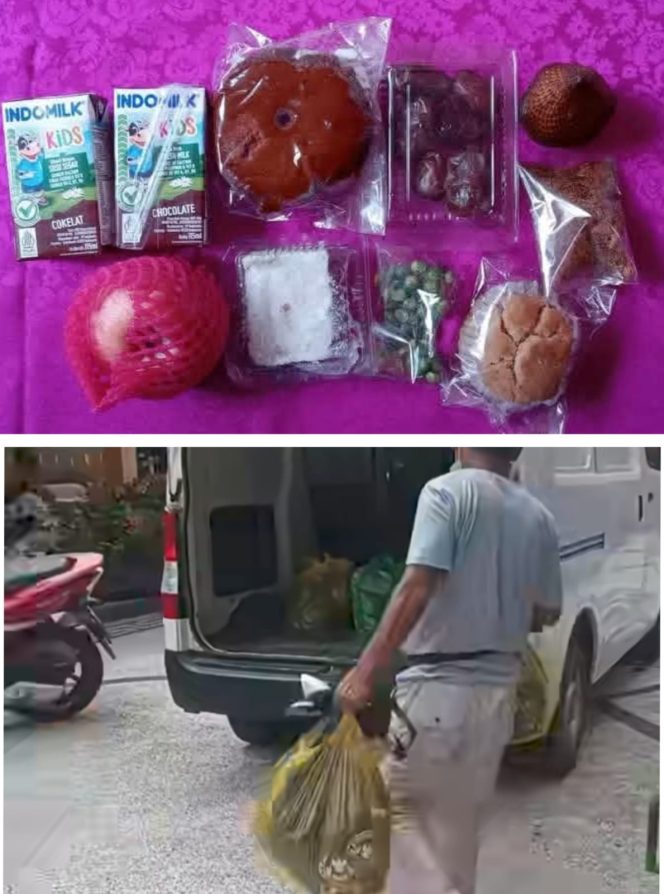 
 Foto : Menu MBG yang dibagikan oleh SPPG Damasari 2 Sikur yang ditolak oleh sekolah. Penolakan ini diduga adanya Mar-up harga