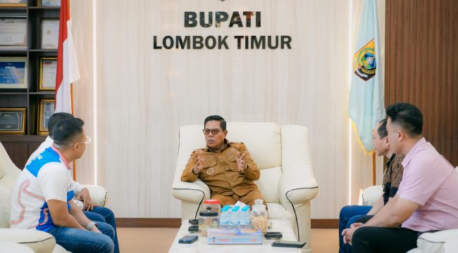 Foto: Bupati Lombok Timur H Haerul Warisin bersama Pertamina, agen, dan perwailan pangkalan gas elpiji menggelar rapat koordinasi di Ruang Rapat Bupati pada Senin (13/4)