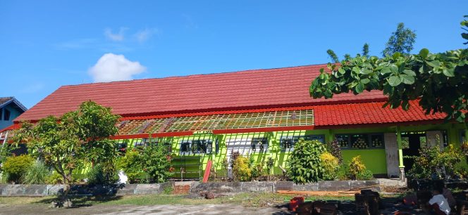 
 Foto : SDN 4 Pandan Wangi Kecamatan Jerowaru lombok timur yang sempat ambruk kini kondisinya sudah pengerjaannya sekitar 90 persen