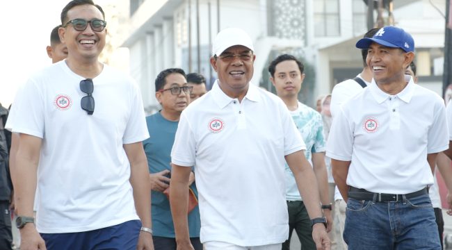 Foto : Bupati Lombok Timur H. Haerul Warisin saat menghadiri peringatan Hari Bakti Dokter Indonesia (HBDI) ke-118 pada Ahad, 26 Juli 2025 di Lapangan Tugu, Selong.