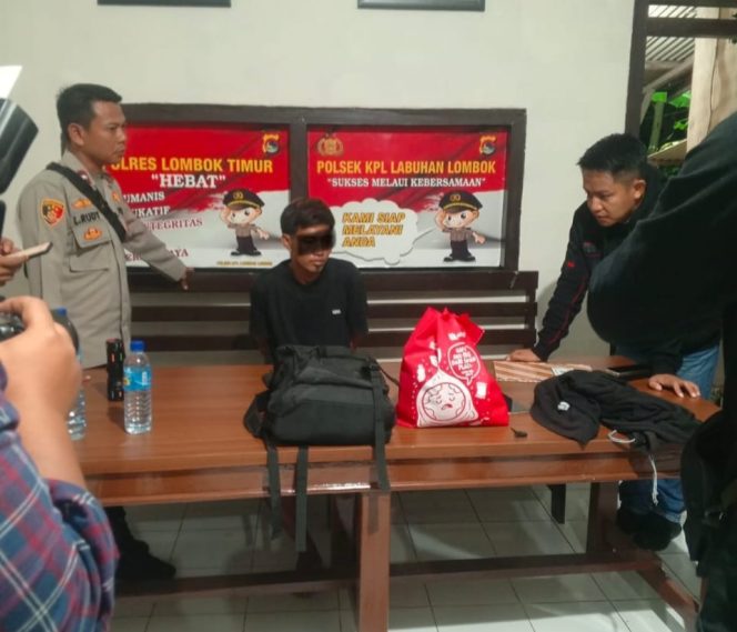 
 Foto : Kapolres Lombok Timur AKBP Ariakta Gagah Nugraha berhasil menggagalkan penyelundupan narkoba jenis sabu di Kp Kayangan minggu (19/07).
