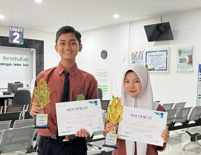 
 Dua Siswa MAN 1 Lotim Sabet Juara 2 dan 3 Duta BPJS Lombok Timur 2026