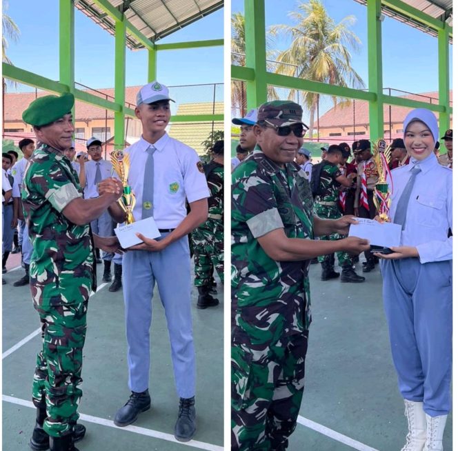 
 Hebat, Dua Tim Paskib MAN 1 Lotim Borong Juara Lomba Paskib HUT TNI Kodim 1615 Lombok Timur