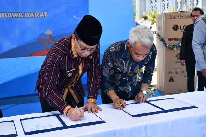 
 Wakil Bupati Hadiri GPIPS NTB di Lombok Tengah, Lombok Timur Teken KAD Pangan